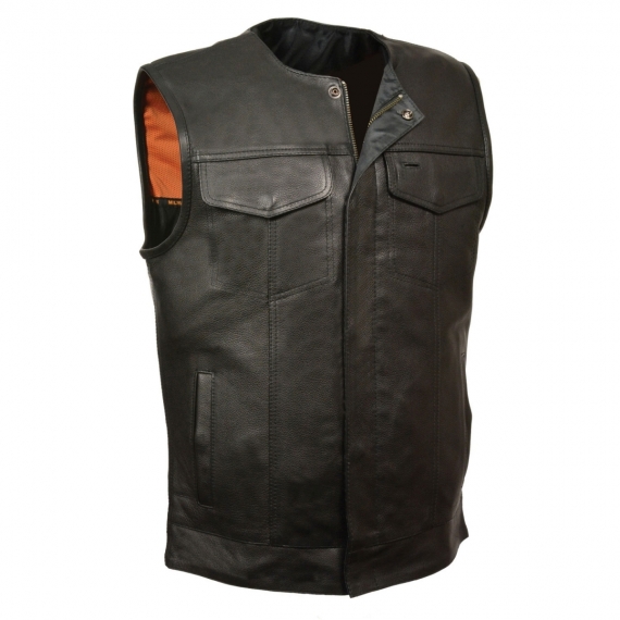 Men Leather Vest