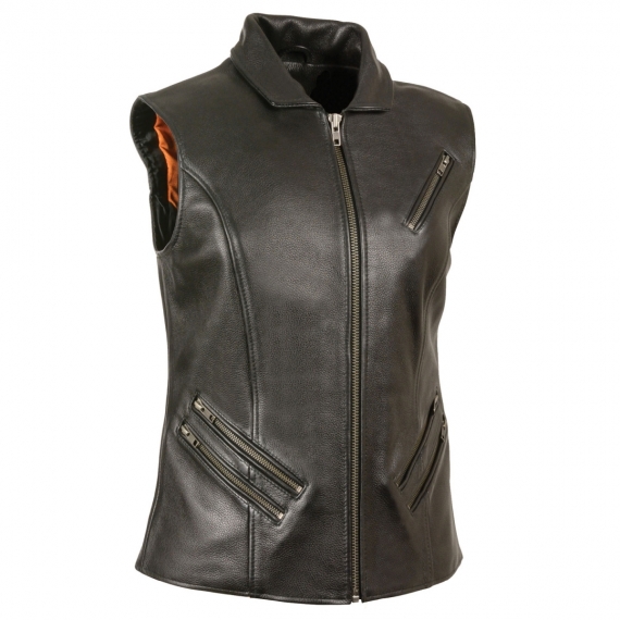 Women Leather Vest